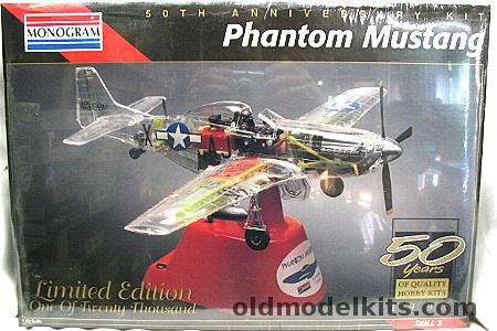 Monogram 1/32 Phantom Mustang P-51D (F-51D) with Waldron P-51 Cockpit Placard Set and Waldron American Aircraft Instruments, 0067 plastic model kit